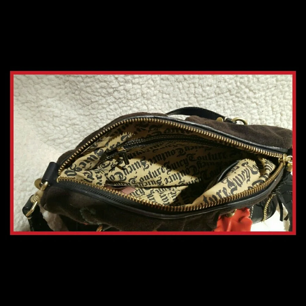Juicy Couture Hobo, Black Womens Handbag, 12